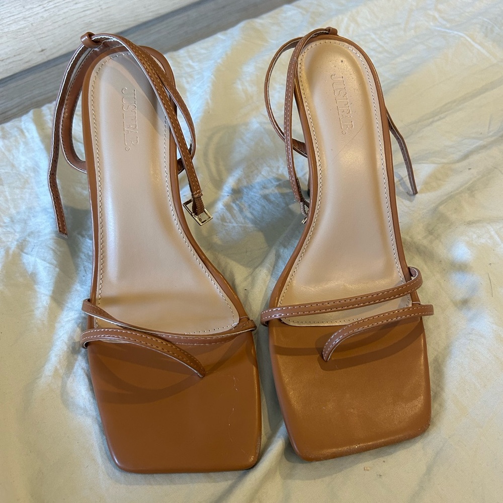 brown heels